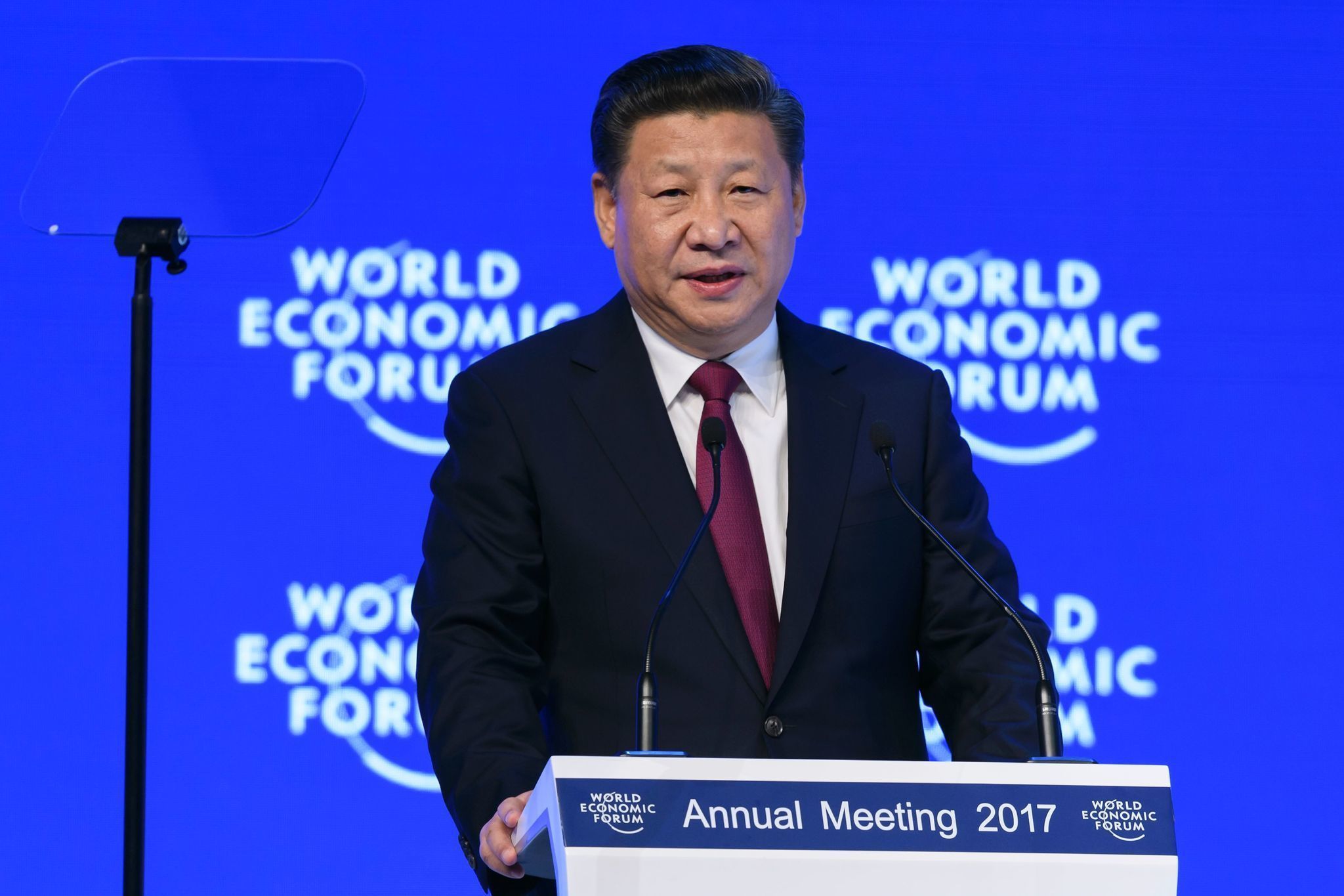 China defendió el libre comercio en el Foro de Davos