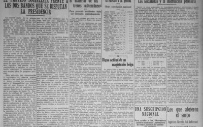 ¿Qué era ser socialista en 1930 para La Vanguardia?