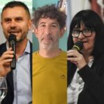 Pedro Nuñez, Diego Piedrabuena y Viviana Muga